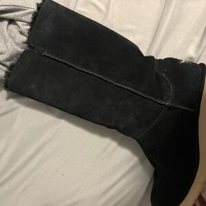 Koolaburra Black Suede Winter Boots